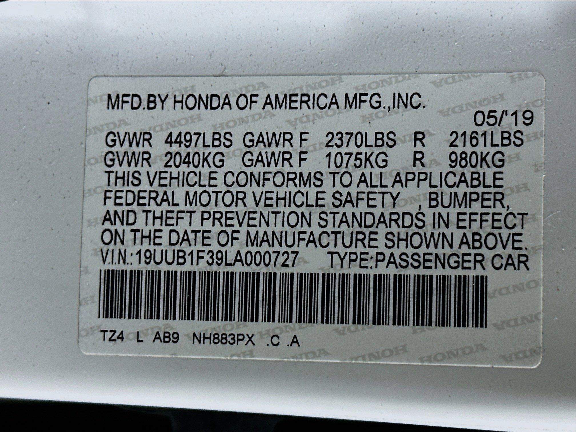 Used 2020 Acura TLX image 12