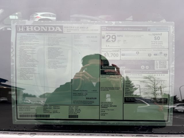 New 2026 Honda CR-V LX image 31