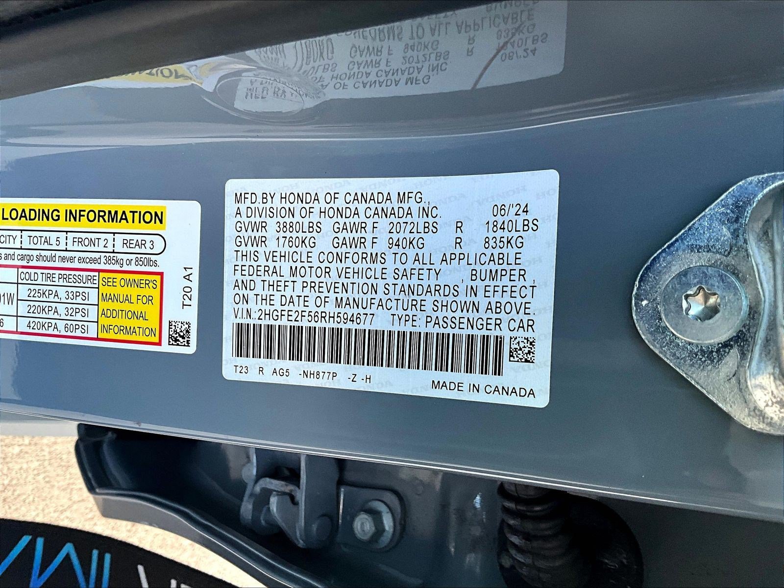 Used 2024 Honda Civic Sport image 17