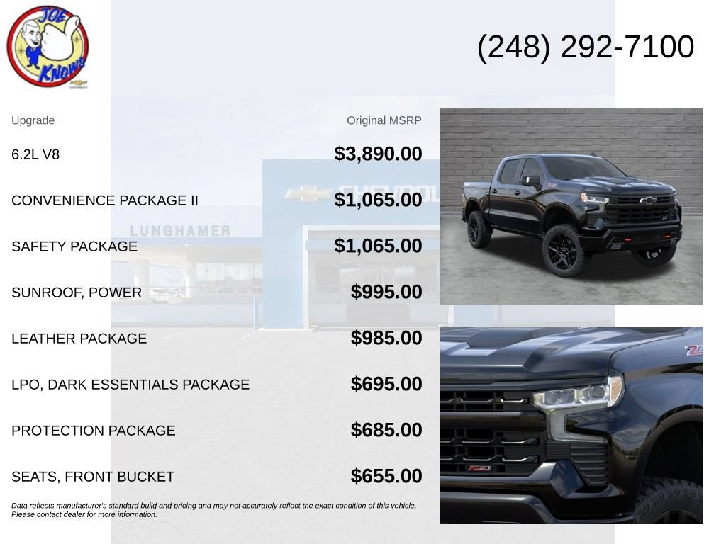 New 2026 Chevrolet Silverado 1500 LT Trail Boss w/ Safety Package AWD/4WD image 5