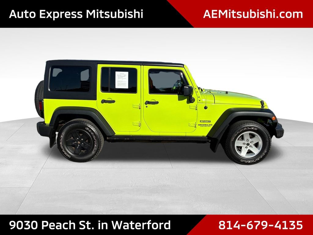 Used 2016 Jeep Wrangler Unlimited Sport w/ Quick Order Package 24S AWD/4WD image 8