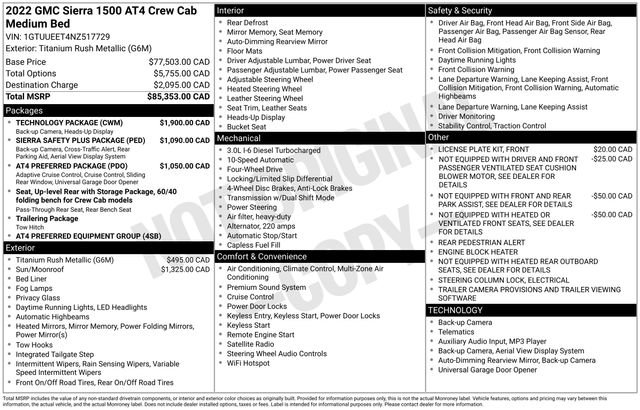 Used 2022 GMC Sierra 1500 AT4 w/ Technology Package video 2