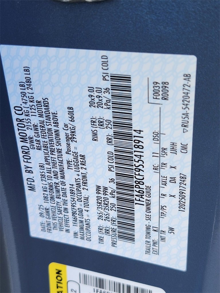 New 2025 Ford Mustang GT Premium image 25