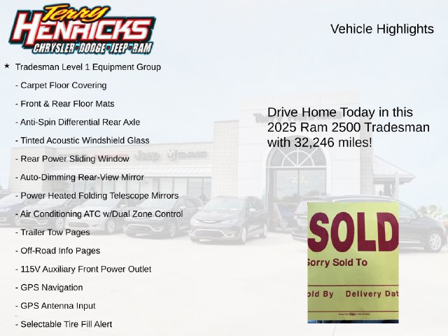 Used 2025 RAM 2500 Tradesman AWD/4WD image 4