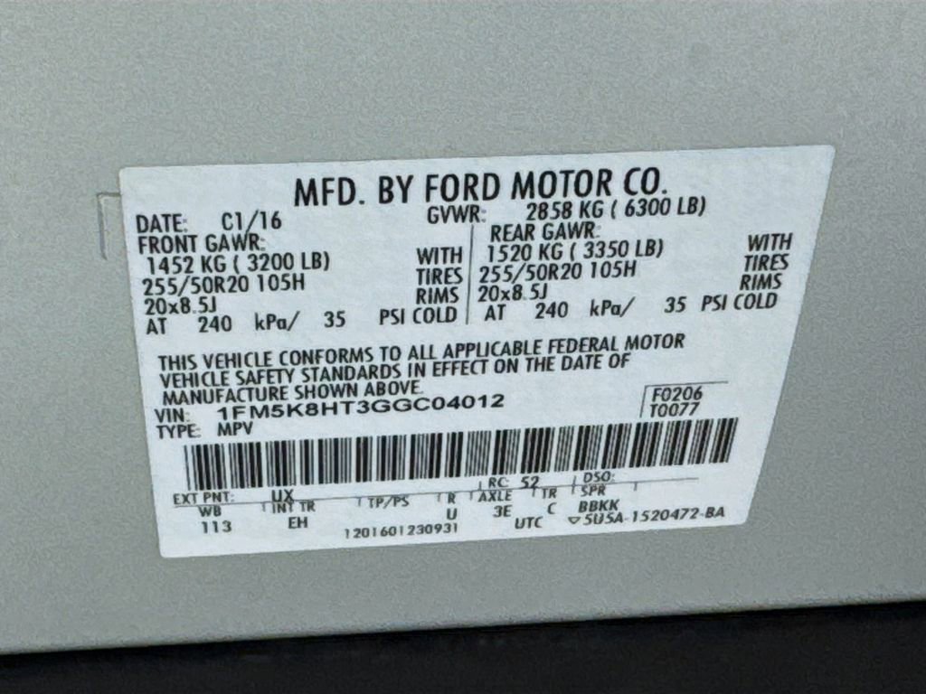 Used 2016 Ford Explorer Platinum image 43