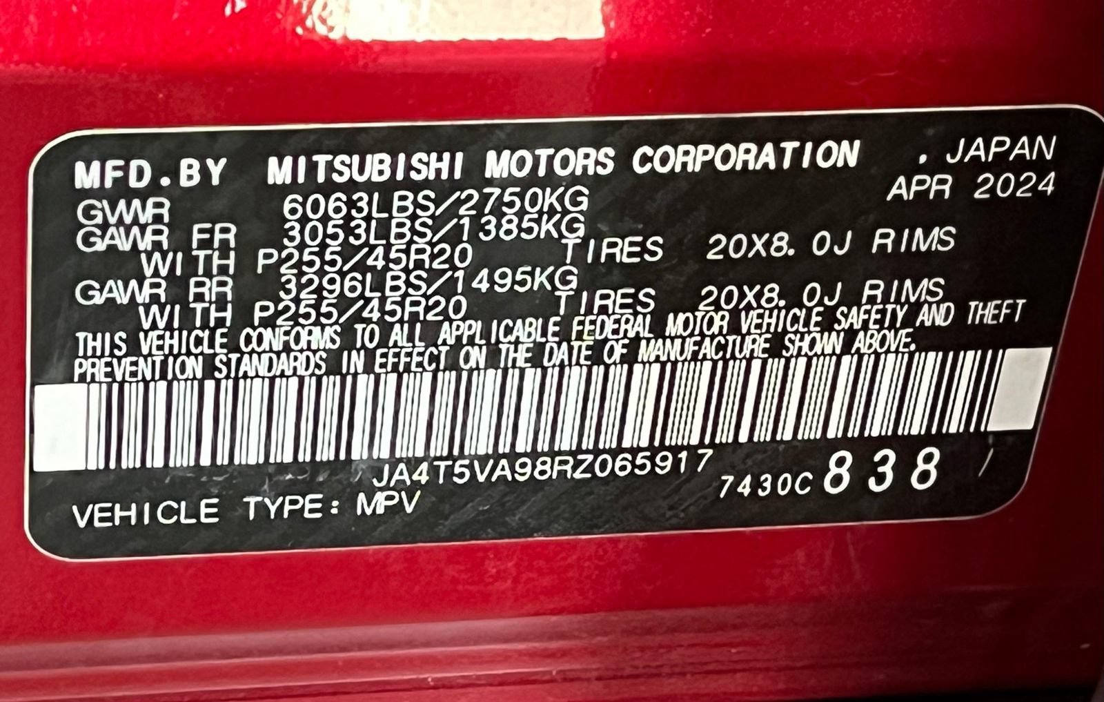 Used 2024 Mitsubishi Outlander SE AWD/4WD image 19