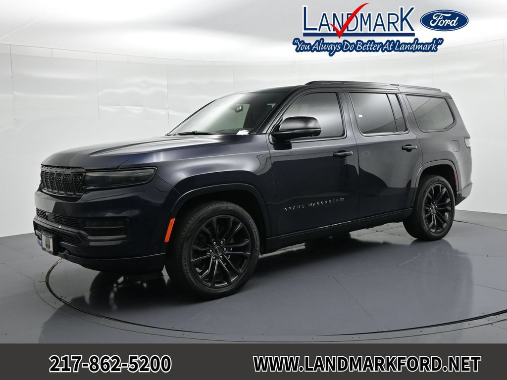 Used 2024 Jeep Grand Wagoneer Series II Obsidian w/ Quick Order Packagew 28T