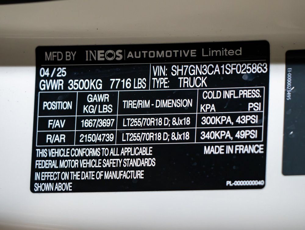 New 2025 INEOS Grenadier Quartermaster AWD/4WD image 23