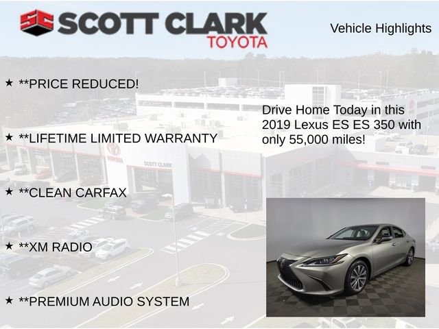 Used 2019 Lexus ES 350 w/ Premium Package image 13