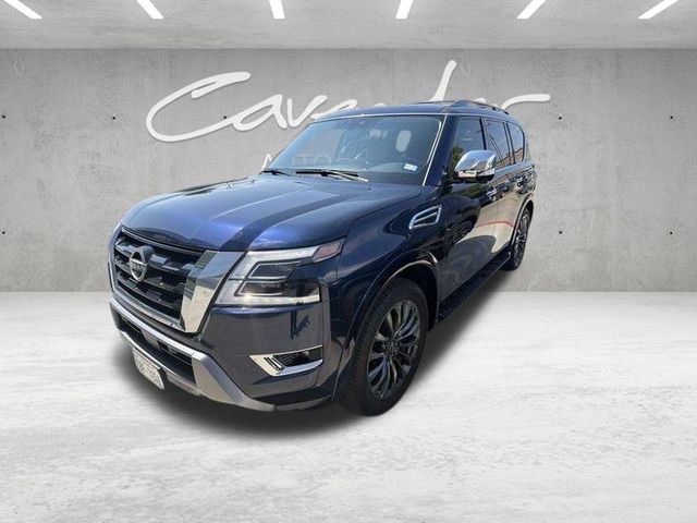 Used 2023 Nissan Armada Platinum w/ Captain's Chairs Package RWD image 1