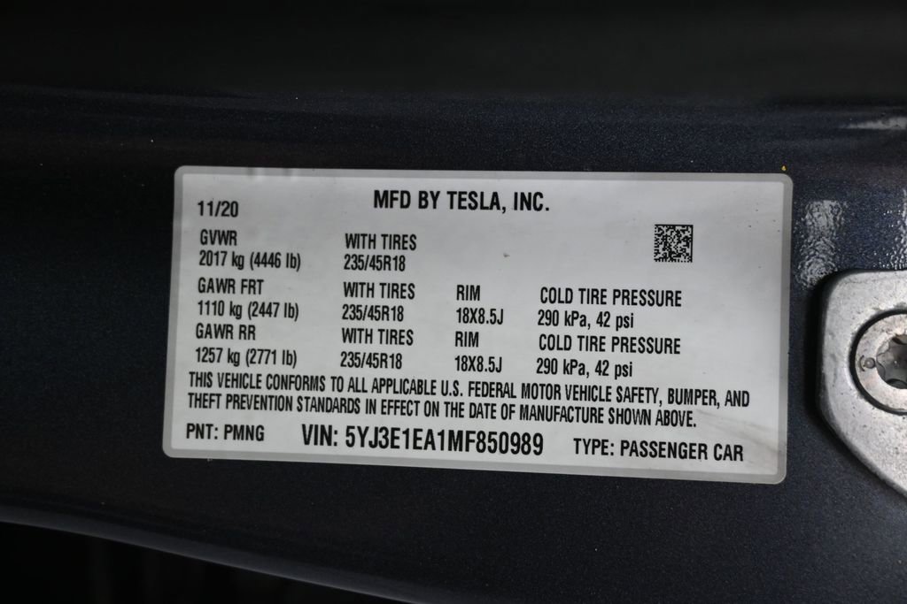 Used 2021 Tesla Model 3 Standard Range Plus image 30