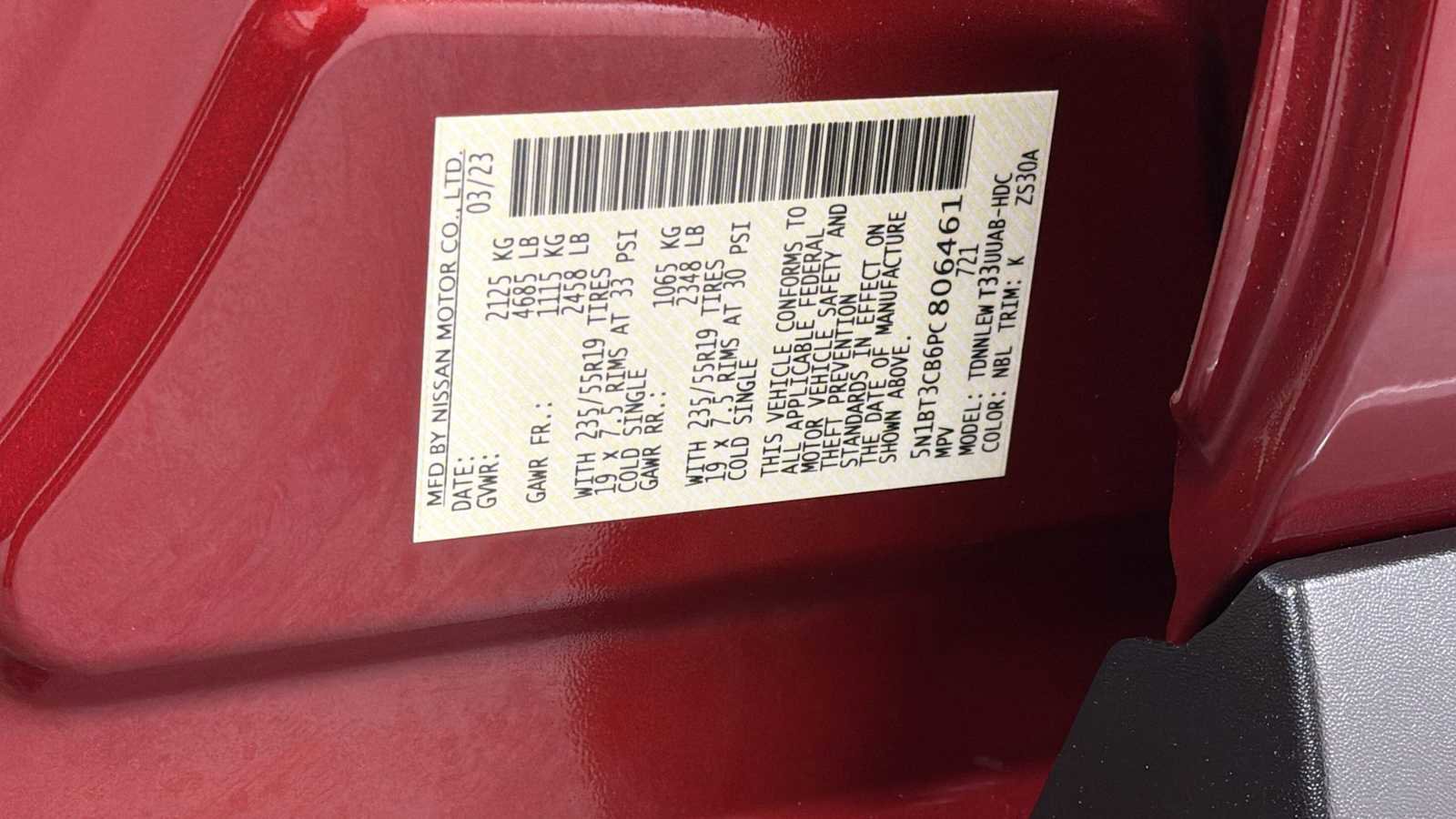 Used 2023 Nissan Rogue SL w/ SL Premium Package image 11