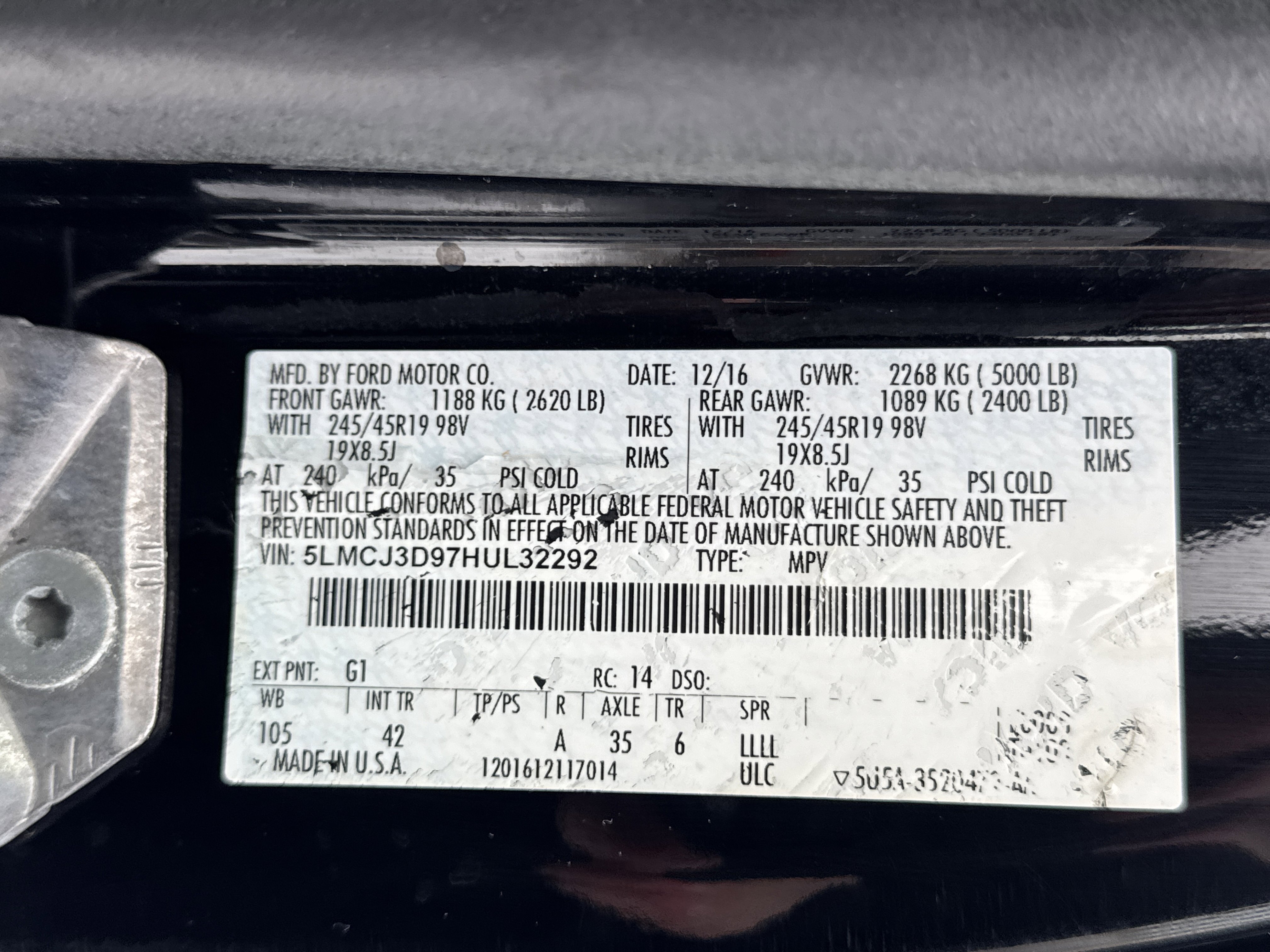 Used 2017 Lincoln MKC Reserve w/ Lincoln MKC Climate Package image 34