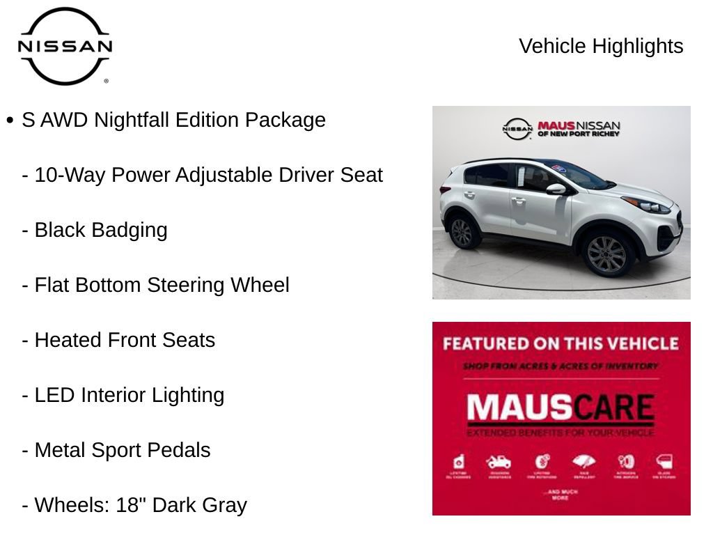 Used 2021 Kia Sportage S w/ S AWD Premium Package image 8