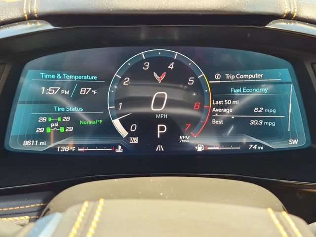 Certified 2025 Chevrolet Corvette Stingray Preferred Cpe w/ 2LT RWD image 13