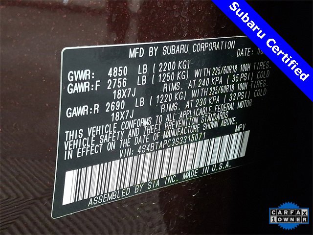 Used 2025 Subaru Outback Touring image 32