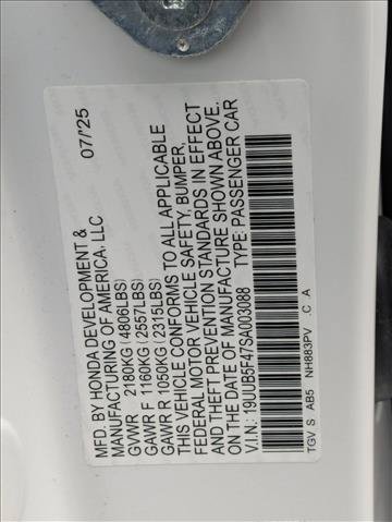 Certified 2025 Acura TLX w/ Technology Package FWD image 26