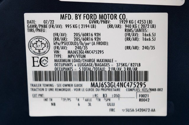 Used 2022 Ford EcoSport SE w/ SE Convenience Package AWD/4WD image 60