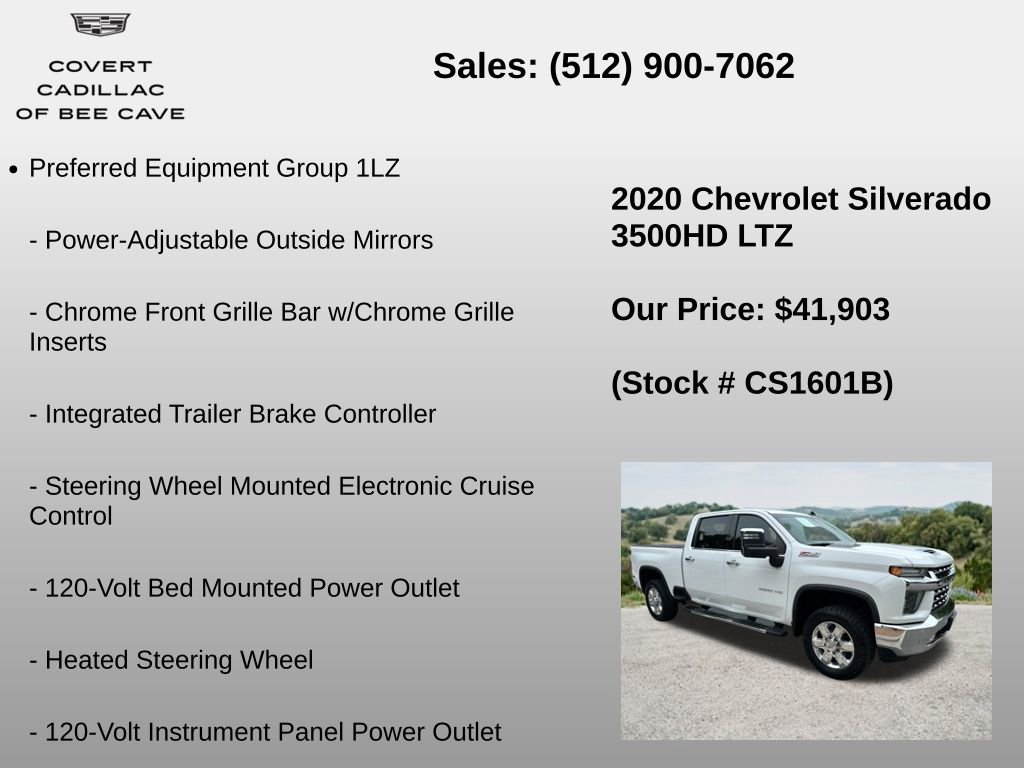 Used 2020 Chevrolet Silverado 3500 LTZ AWD/4WD image 18