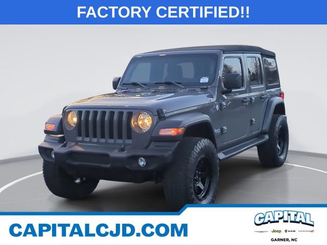 Certified 2020 Jeep Wrangler Unlimited Sport S