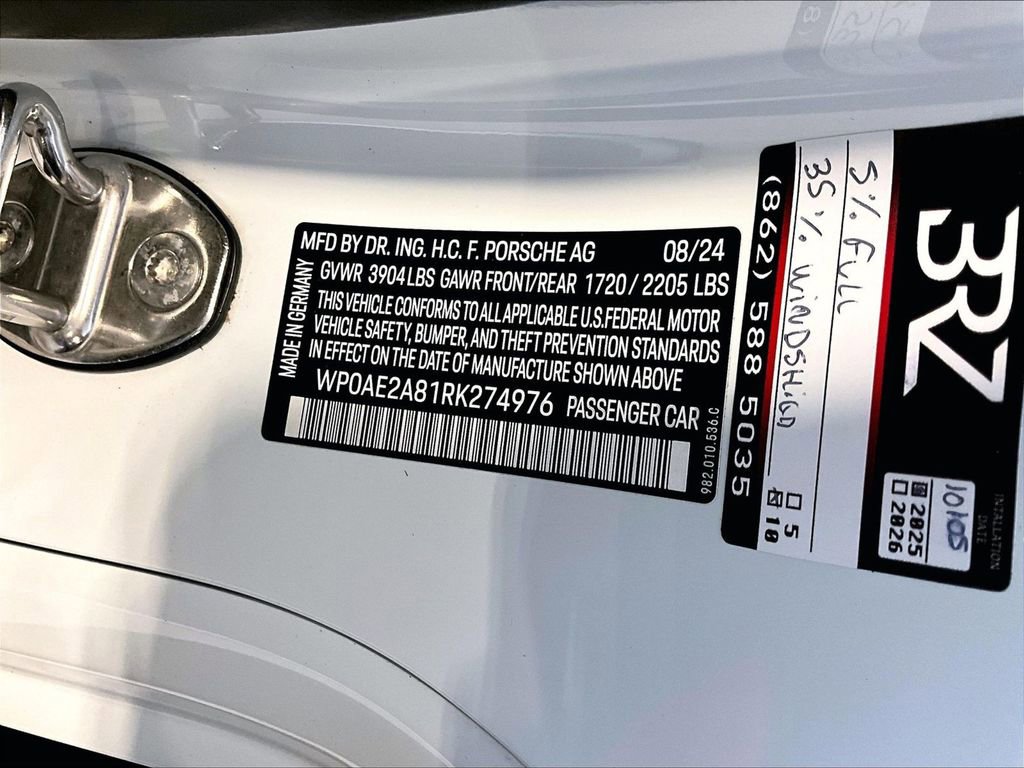 Certified 2024 Porsche 718 Cayman GT4 RS image 32