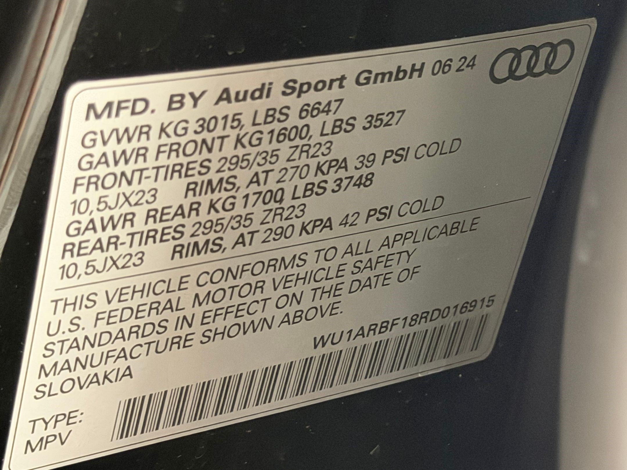 Used 2024 Audi RS Q8 w/ Black Optic Package AWD/4WD image 26