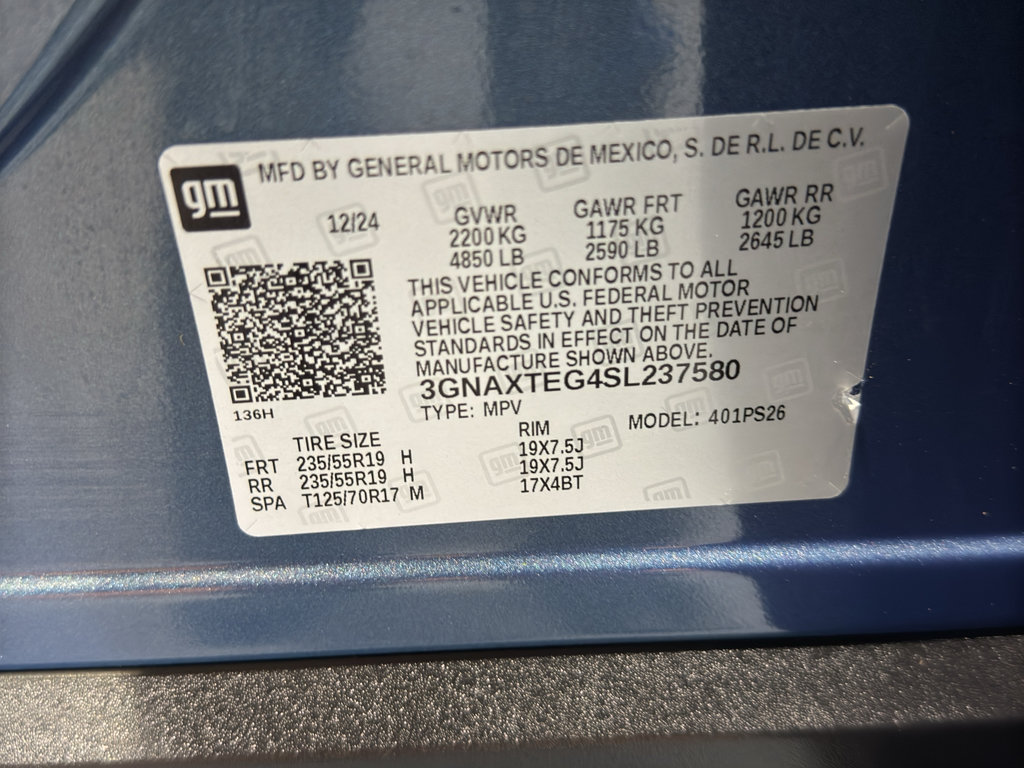Used 2025 Chevrolet Equinox RS w/ Safety and Technology Package AWD/4WD image 41