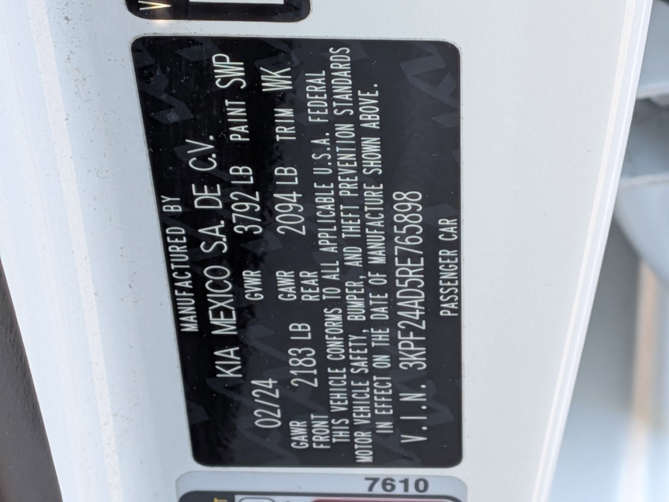 Used 2024 Kia Forte LXS FWD image 38