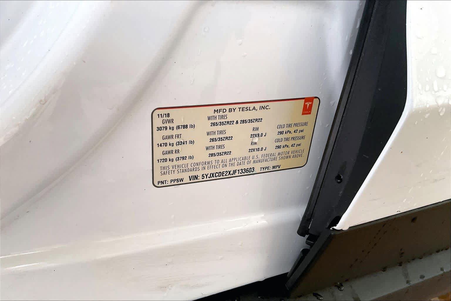 Used 2018 Tesla Model X 100D AWD/4WD image 34