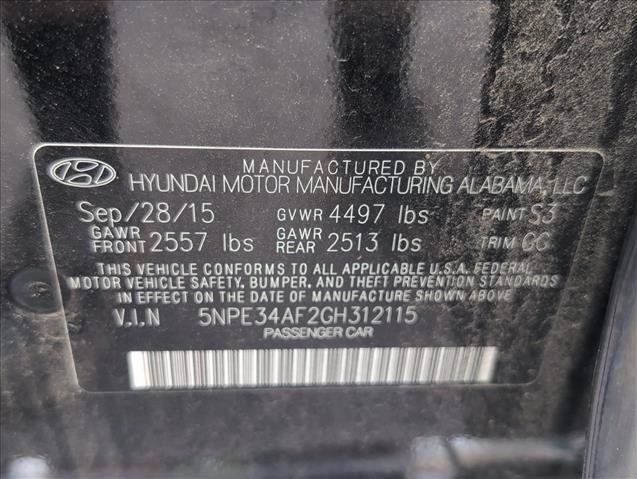 Used 2016 Hyundai Sonata Limited w/ Option Group 05 FWD image 27