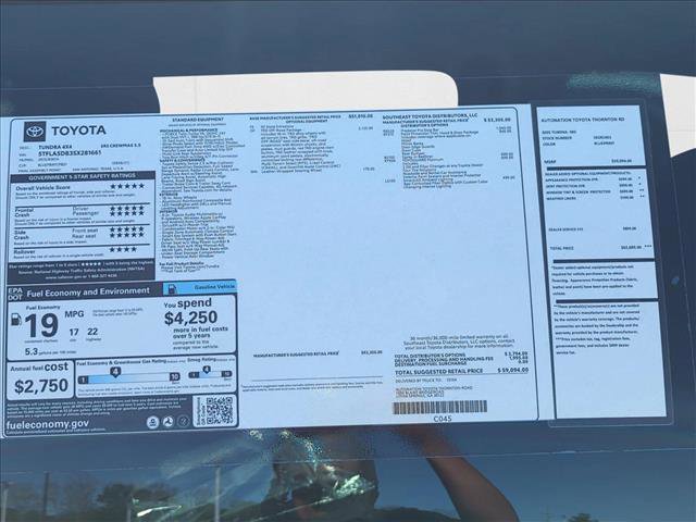 New 2025 Toyota Tundra SR5 image 23