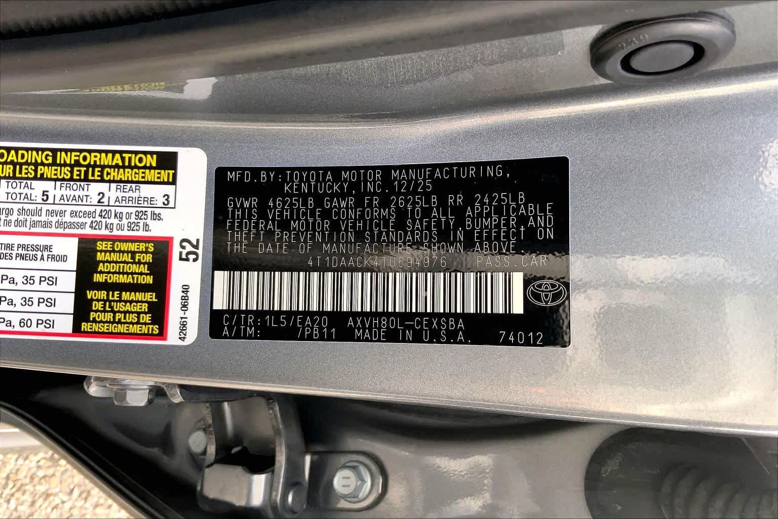 Used 2026 Toyota Camry SE w/ Multimedia Upgrade Package FWD image 36