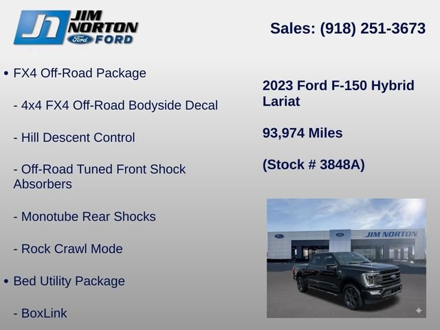 Used 2023 Ford F150 Lariat w/ Equipment Group 502A High AWD/4WD image 31