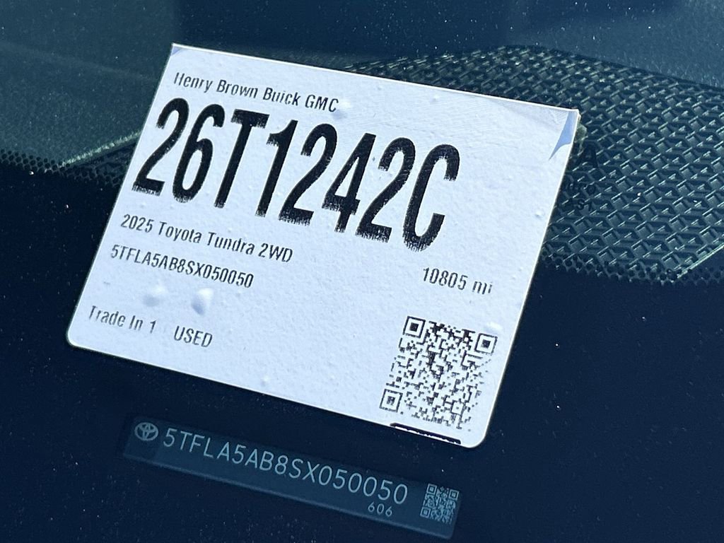 Used 2025 Toyota Tundra SR5 w/ SX Package image 34