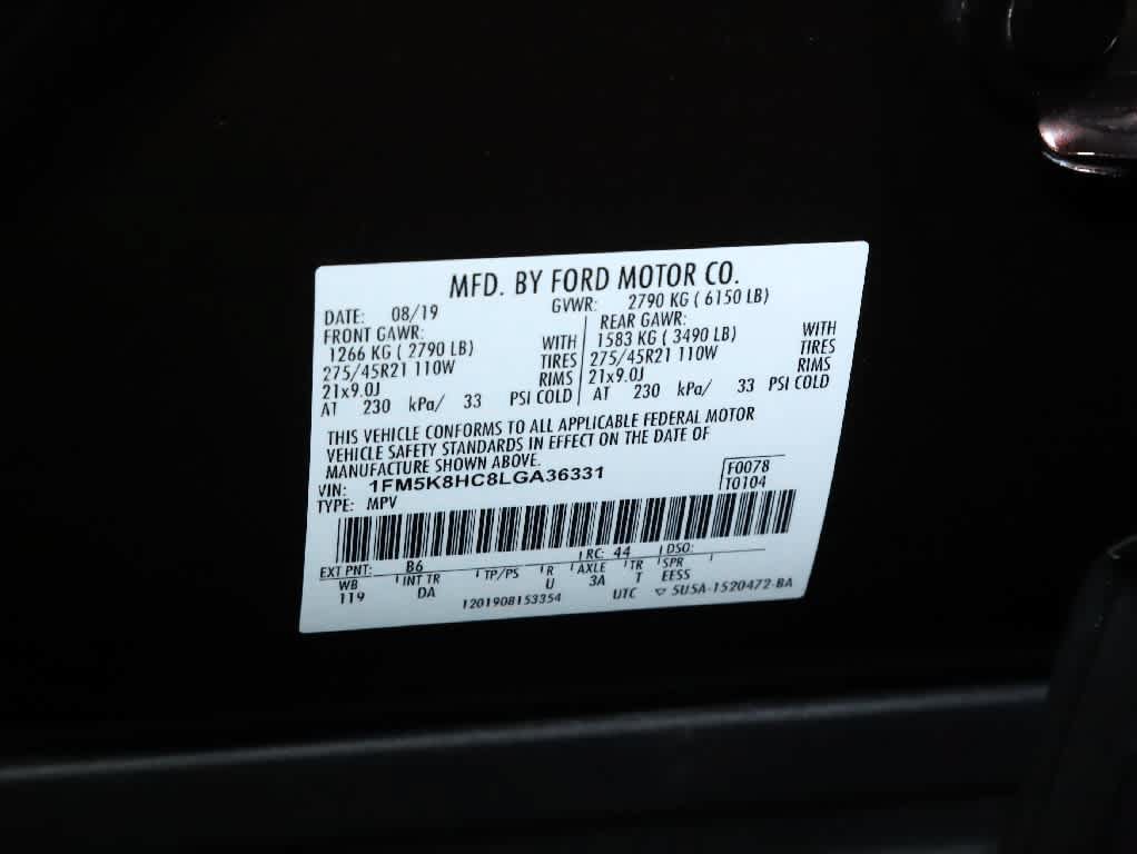 Used 2020 Ford Explorer Platinum w/ Premium Technology Package AWD/4WD image 22