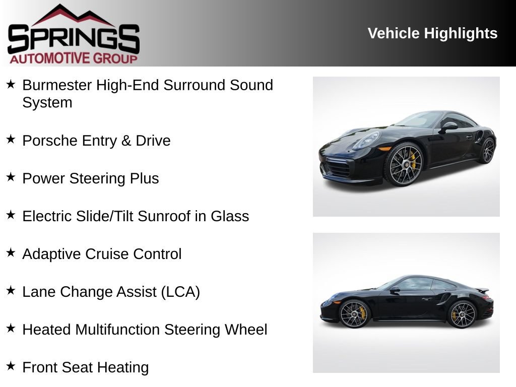 Used 2018 Porsche 911 Turbo S AWD/4WD image 2