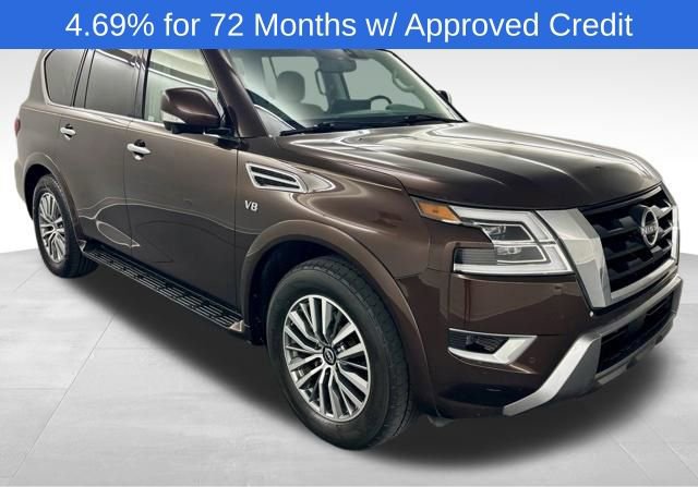 Used 2021 Nissan Armada SL w/ Captain's Chairs Package