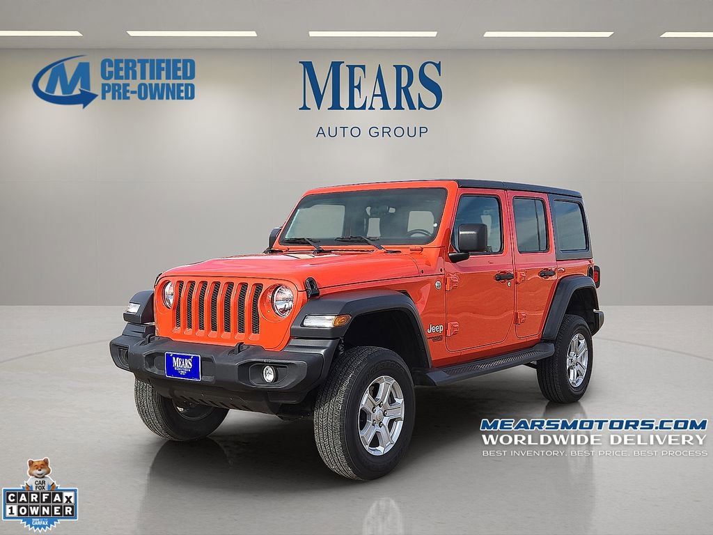 Used 2018 Jeep Wrangler Unlimited Sport S image 1