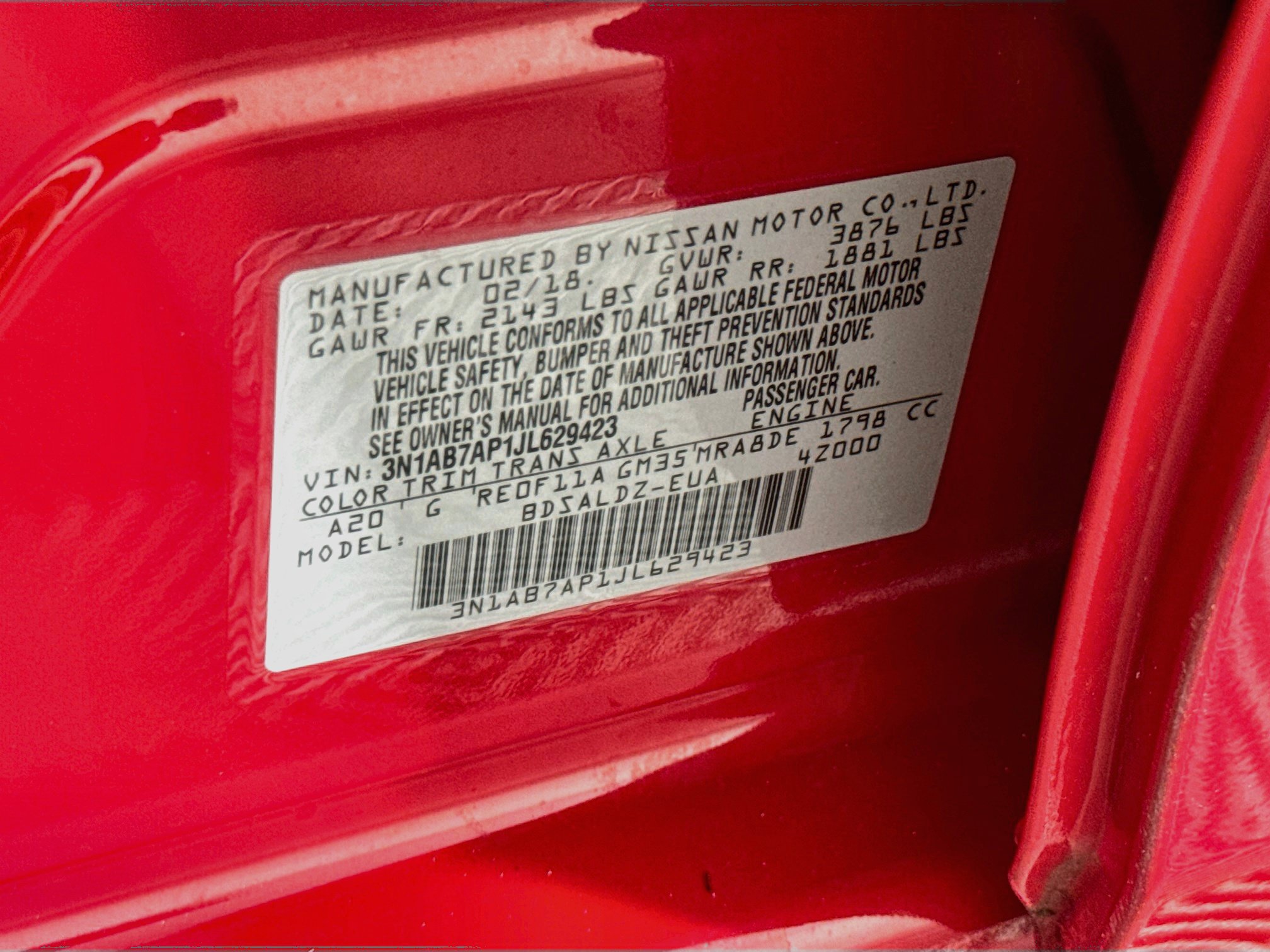 Used 2018 Nissan Sentra SV FWD image 71