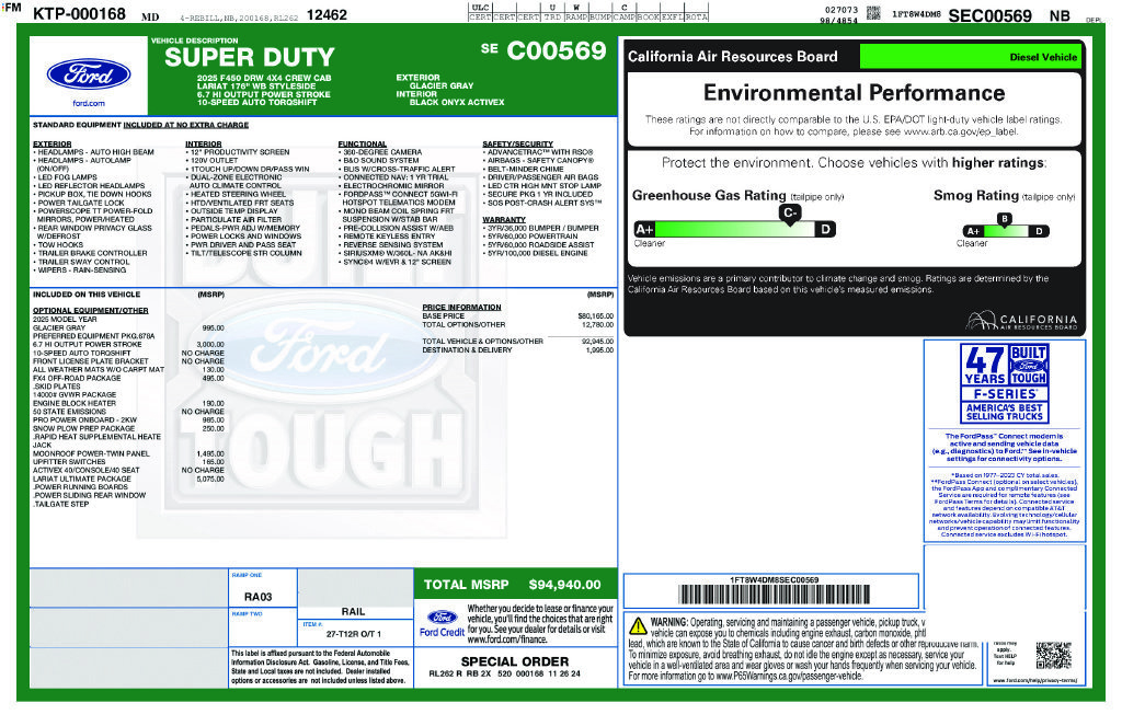 Certified 2025 Ford F450 Lariat w/ Lariat Ultimate Package AWD/4WD image 24