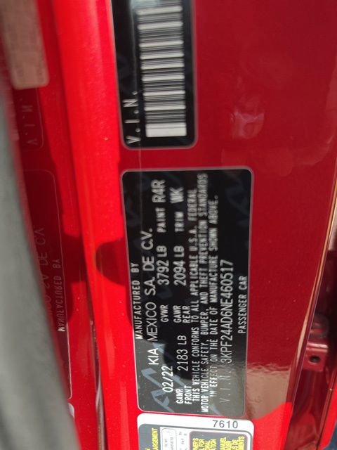 Certified 2022 Kia Forte LXS FWD image 42