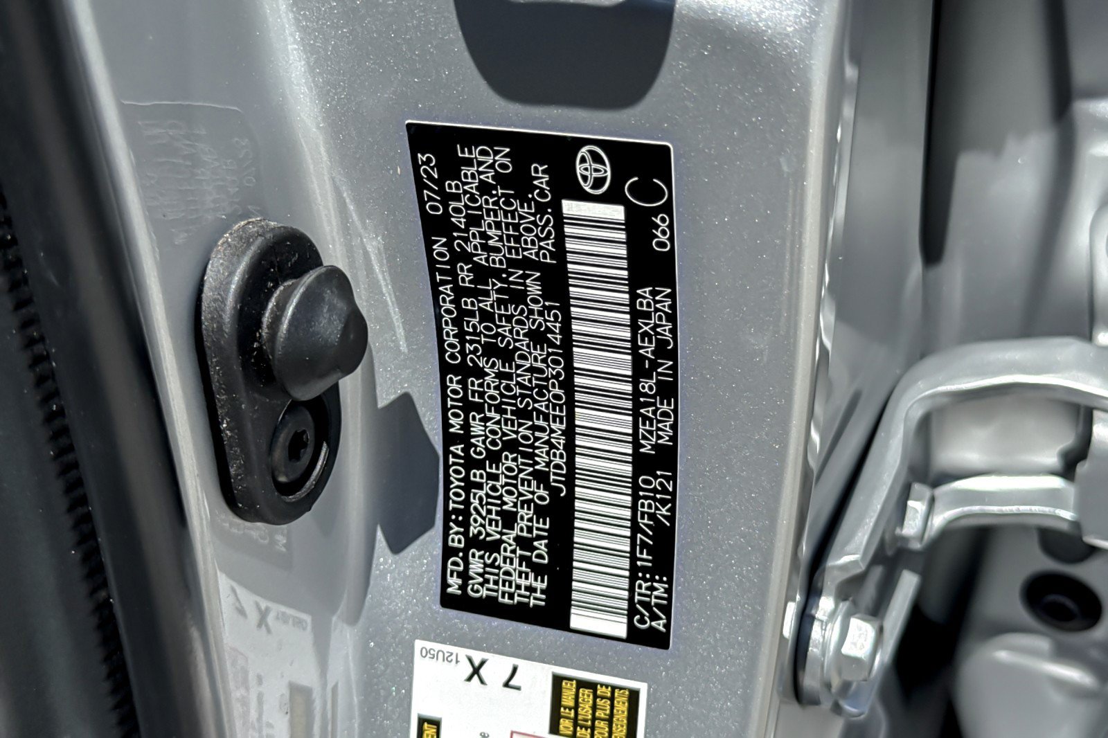 Certified 2023 Toyota Corolla LE w/ Carpet Mat Package (TMS) FWD image 25