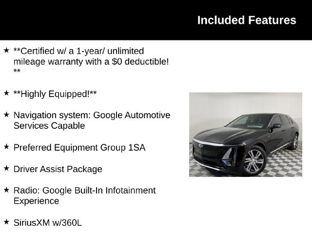 Used 2024 Cadillac Lyriq Tech w/ Driver Assist Package RWD image 4