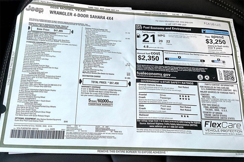 New 2026 Jeep Wrangler Sahara image 14