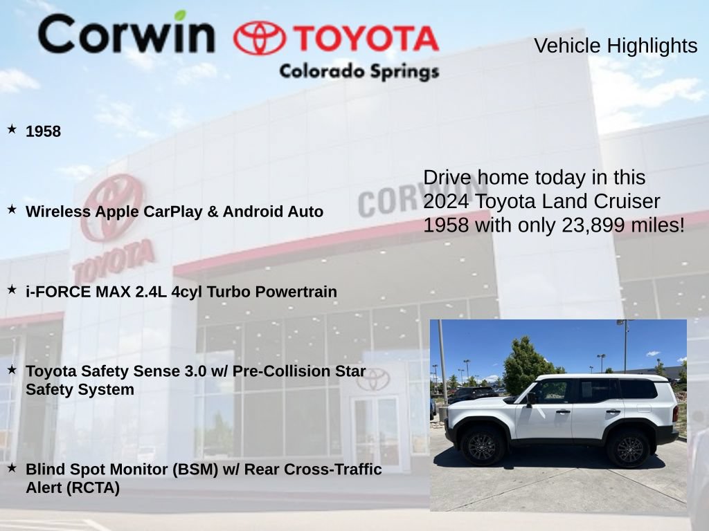 Used 2024 Toyota Land Cruiser 1958 AWD/4WD image 6