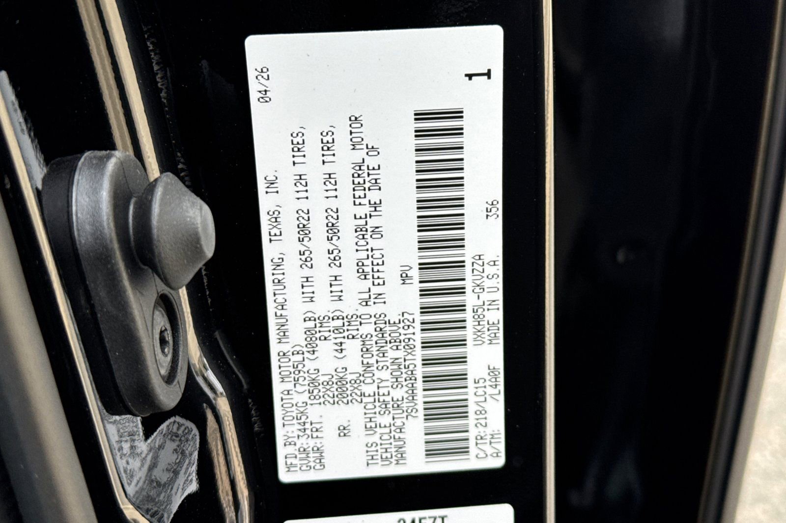 New 2026 Toyota Sequoia Capstone AWD/4WD image 28