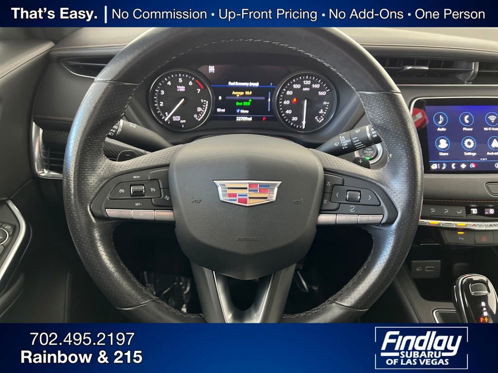 Used 2022 Cadillac XT4 Sport w/ LPO, ONYX Package image 16