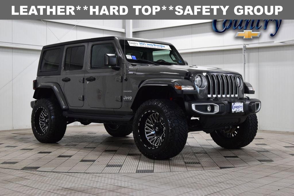 Used 2021 Jeep Wrangler Unlimited Sahara w/ Safety Group