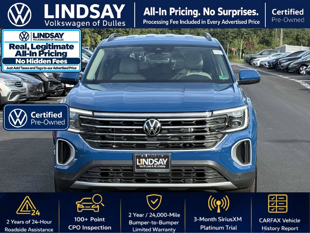 Used 2025 Volkswagen Atlas SE AWD/4WD image 3