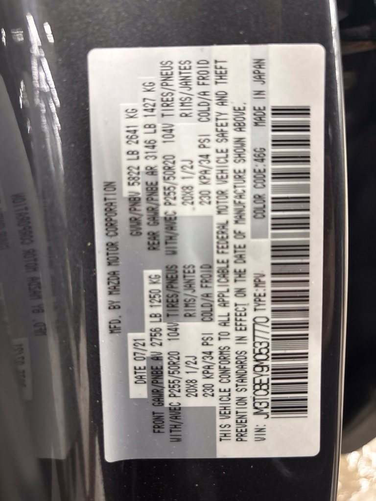 Certified 2021 MAZDA CX-9 Signature AWD/4WD image 28